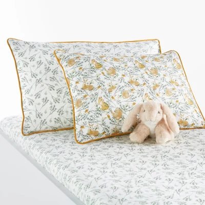 La Redoute In the Wood Forest Animal 100% Cotton Cot Pillowcase