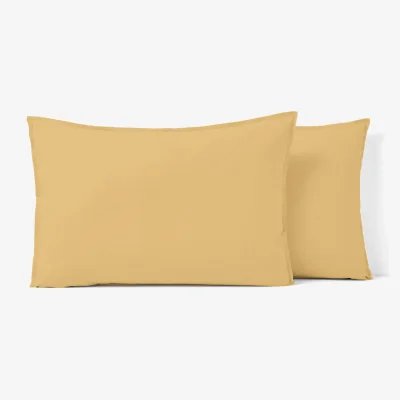La Redoute Scenario Plain 100% Cotton Percale 200 Thread Count Pillowcase