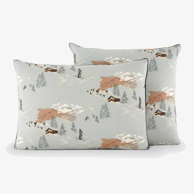 La Redoute Orvaz Cotton Percale Pillowcase
