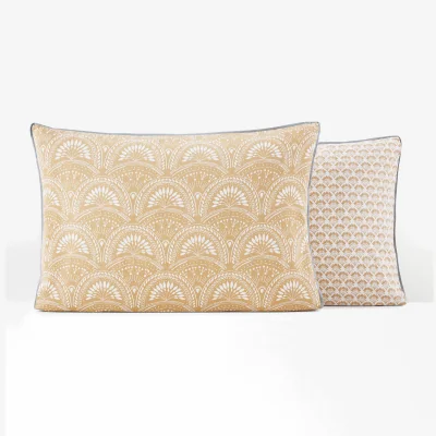 La Redoute Jaipur Fan 100% Washed Cotton Pillowcase