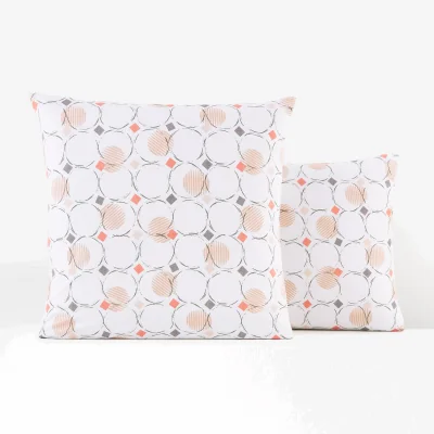 La Redoute Marlo Graphic Pastel Cotton Pillowcase