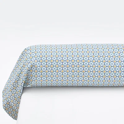La Redoute Teyben Floral Cotton Percale Bolster Pillowcase