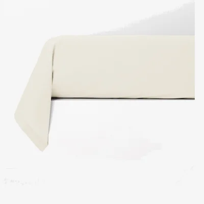 La Redoute Best Quality Plain 100% Cotton Percale 200 Thread Count Bolster Pillowcase