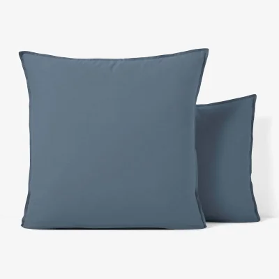 La Redoute Scenario Plain 100% Washed Cotton Pillowcase