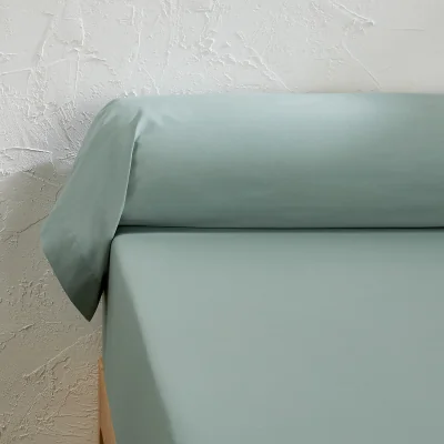 La Redoute Best Quality Plain 100% Cotton Percale 200 Thread Count Bolster Pillowcase