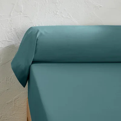 La Redoute Best Quality Plain 100% Cotton Percale 200 Thread Count Bolster Pillowcase