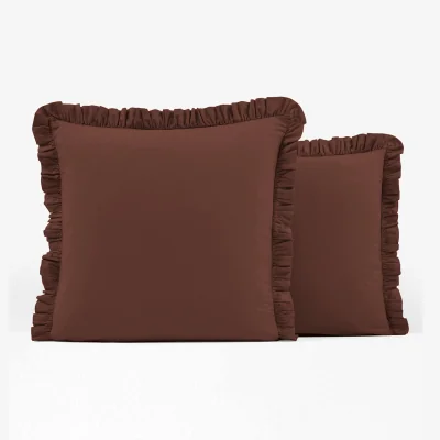 La Redoute Ruffle 100% Washed Cotton Pillowcase