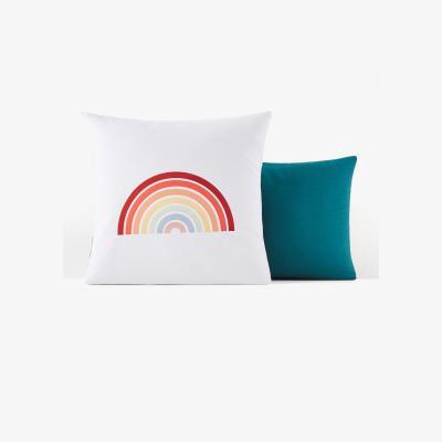 La Redoute Alvara Pillowcase in Rainbow Print Cotton