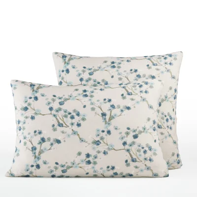 La Redoute Nagoya Floral Organic Cotton & Hemp Pillowcase