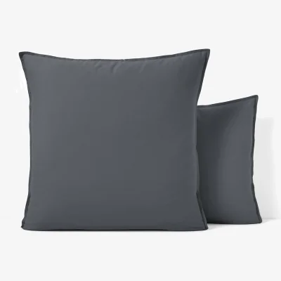 La Redoute Scenario Plain 100% Washed Cotton Pillowcase