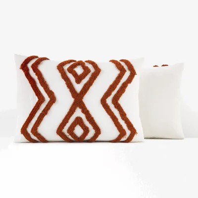 La Redoute Madiba Tufted 100% Cotton Pillowcase