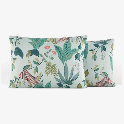 La Redoute Somerset Floral 100% Cotton Percale 200 Thread Count Pillowcase