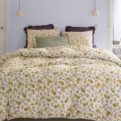 La Redoute Toutti 50% Recycled Cotton Bed Set with Rectangular Pillowcase
