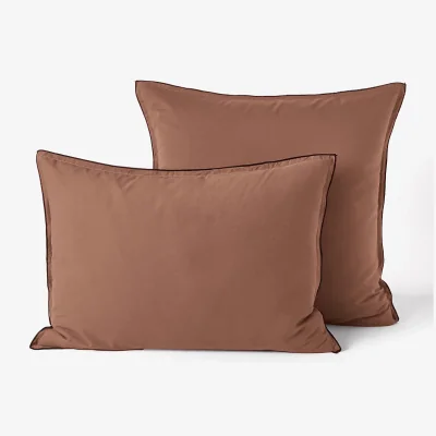 La Redoute 100% Organic Washed Cotton Muslin 400 Thread Count Pillowcase