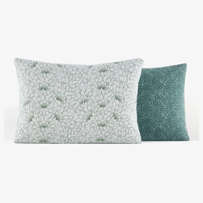 La Redoute Nosia Botanical 100% Washed Cotton Pillowcase