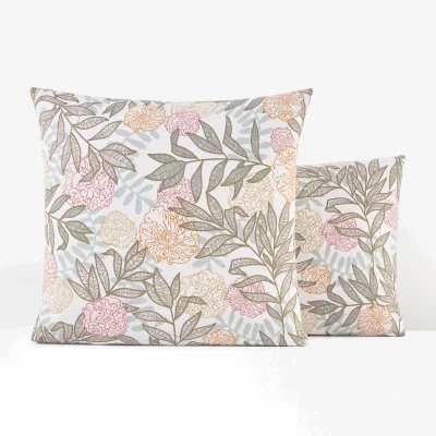 La Redoute Dolce Floral 100% Cotton Percale 200 Thread Count Pillowcase