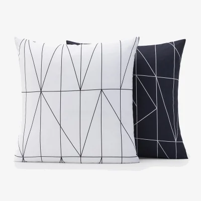 La Redoute Shapes Cotton Pillowcase