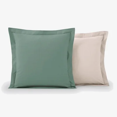 La Redoute Two-Tone Cotton Pillowcase