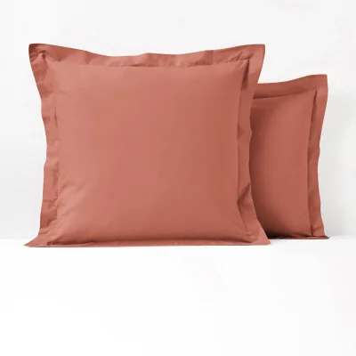La Redoute Scenario Plain Flounce 100% Organic Cotton Pillowcase