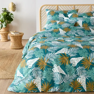 La Redoute Alegrio Jungle 100% Cotton Bed Set, Rectangular Pillowcase