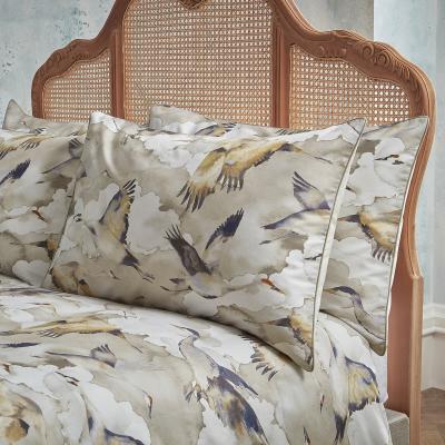 La Redoute Flyway Elegant Crane 100% Cotton Pillowcase