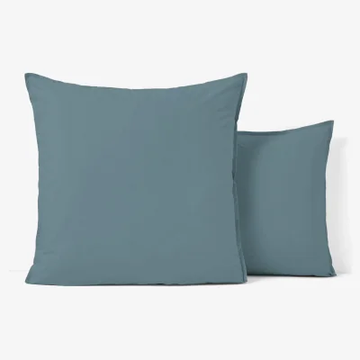 La Redoute Plain Organic Cotton Percale 200 Thread Count Pillowcase