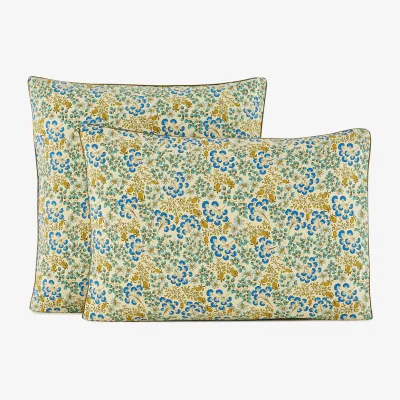 La Redoute Hanoi Floral Print Washed Cotton Pillowcase