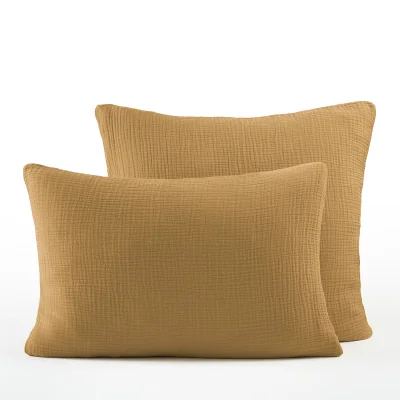 La Redoute Yafa 100% Organic Cotton Muslin 200 Thread Count Pillowcase