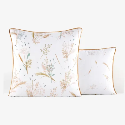 La Redoute Graminée Floral 100% Cotton Pillowcase