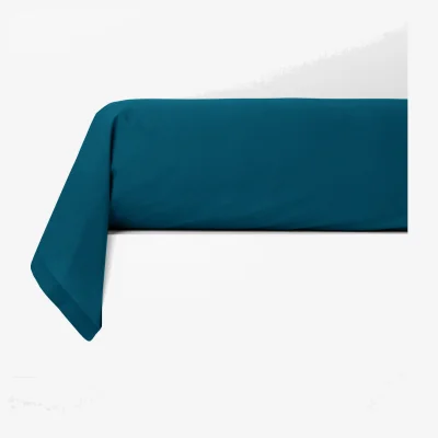 La Redoute Best Quality Plain 100% Cotton Percale 200 Thread Count Bolster Pillowcase