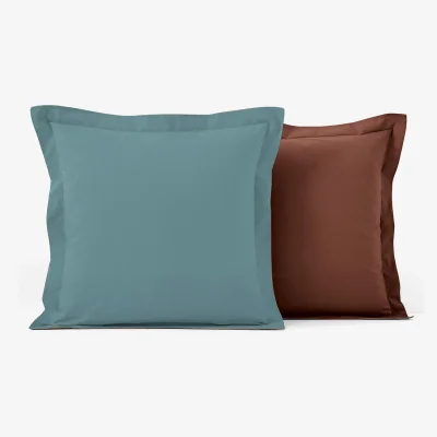 La Redoute Two-Tone Cotton Pillowcase