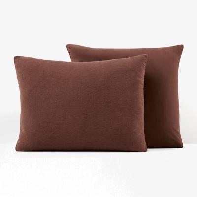 La Redoute Annaba Two-Sided Washed Linen and Cotton Pillowcase
