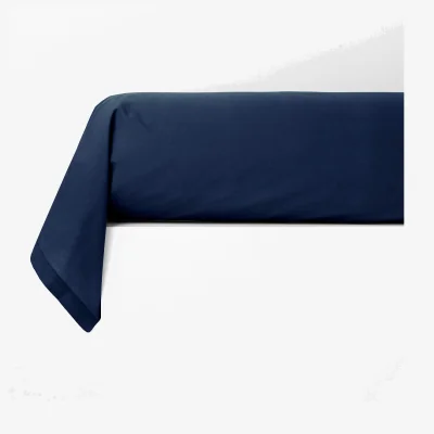 La Redoute Best Quality Plain 100% Cotton Percale 200 Thread Count Bolster Pillowcase
