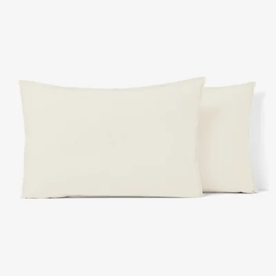 La Redoute Scenario Plain 100% Cotton Percale 200 Thread Count Pillowcase