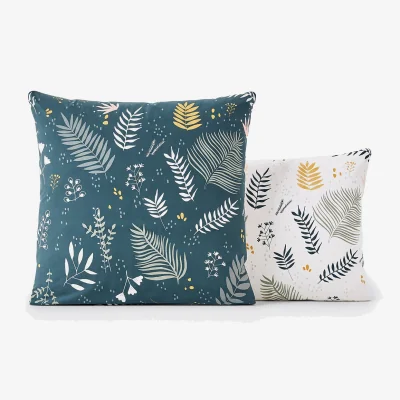 La Redoute Suzanne Floral Cotton Percale 200 Thread Count Pillowcase