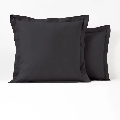 La Redoute Scenario Plain Flounce 100% Organic Cotton Pillowcase