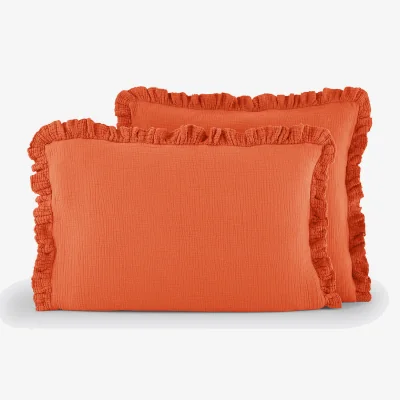 La Redoute Kumla Plain Cotton Muslin Pillowcase
