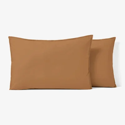 La Redoute Scenario Plain 100% Cotton Percale 200 Thread Count Pillowcase