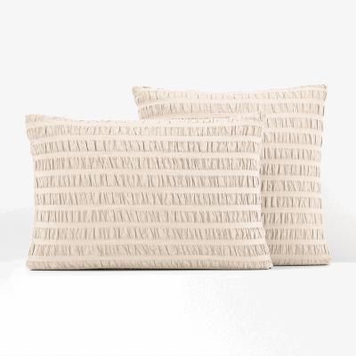 La Redoute Seersucker 100% Cotton 144 Thread Count Pillowcase