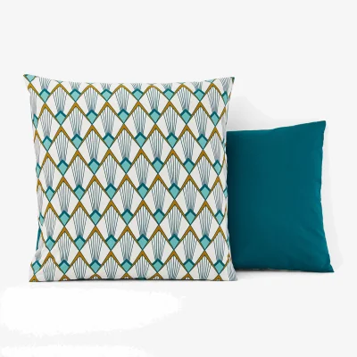 La Redoute Elisa Art Deco 100% Cotton Percale Pillowcase