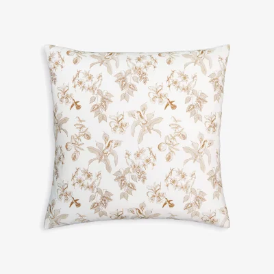 La Redoute Granadille Quilted Floral 100% Cotton Pillowcase