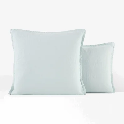 La Redoute Linot Ruffle 100% Washed Linen Pillowcase