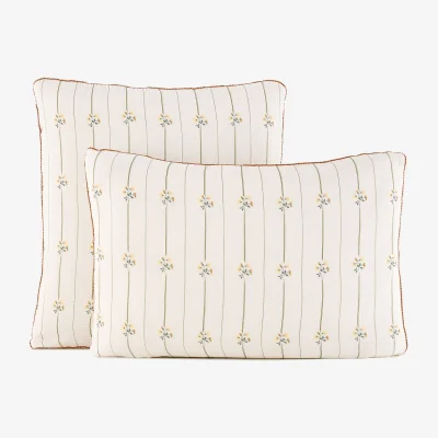 La Redoute Risetti Pillowcase in Cotton Muslin with Floral Print
