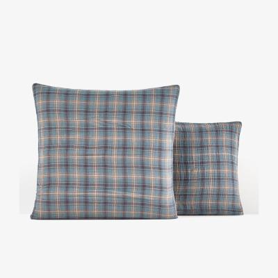 La Redoute Check Cotton Muslin Pillowcase