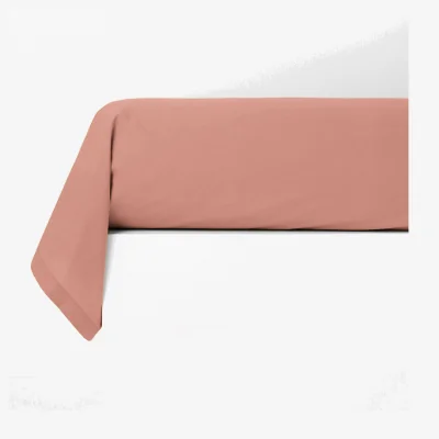 La Redoute Best Quality Plain 100% Cotton Percale 200 Thread Count Bolster Pillowcase
