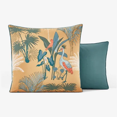 La Redoute Belina Exotic 100% Cotton Pillowcase