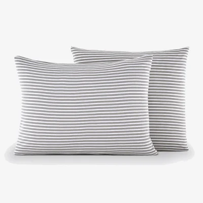 La Redoute Dolsi Grey Cotton/Modal Jersey Pillowcase