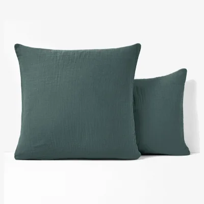 La Redoute Kumla Plain 100% Cotton Muslin Pillowcase