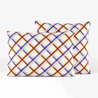 La Redoute Piaro Graphic 30% Recycled Cotton Pillowcase