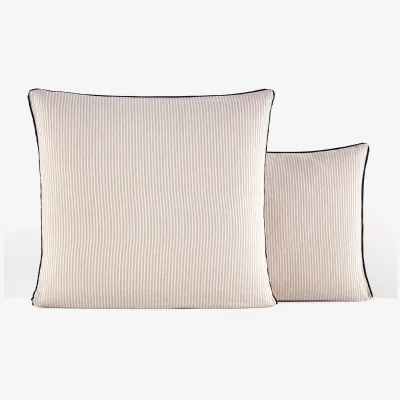 La Redoute Lior Striped Linen Cotton Pillowcase